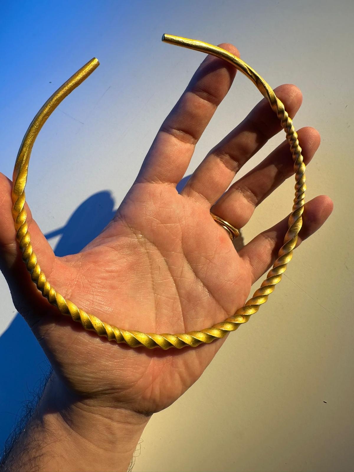 Exceptional Celtic Gold Torque.