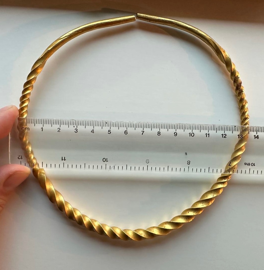 Exceptional Celtic Gold Torque.