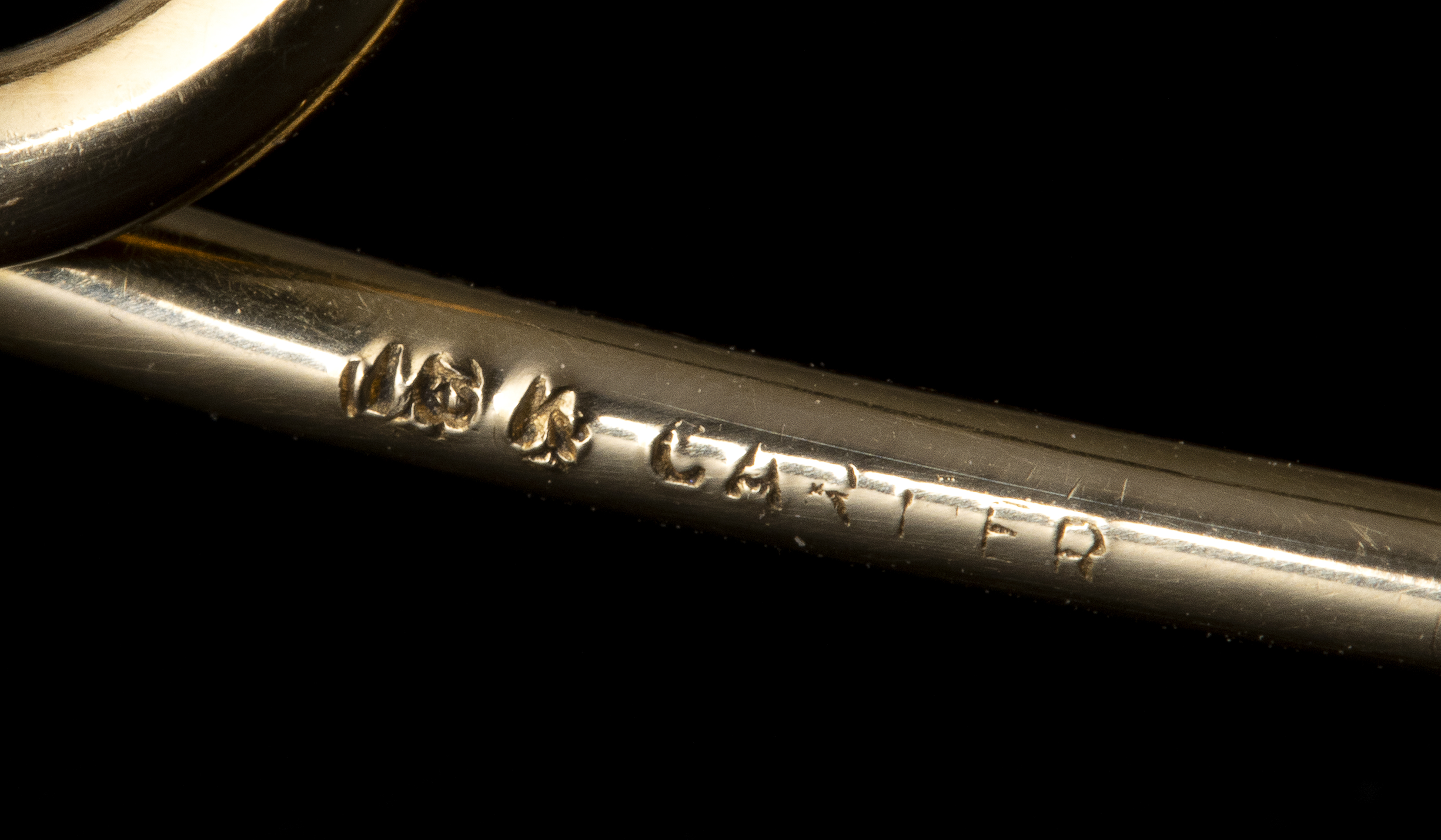 CARTIER 1960 NEW YORK. A 18k Yellow Gold Safety Pin Brooch