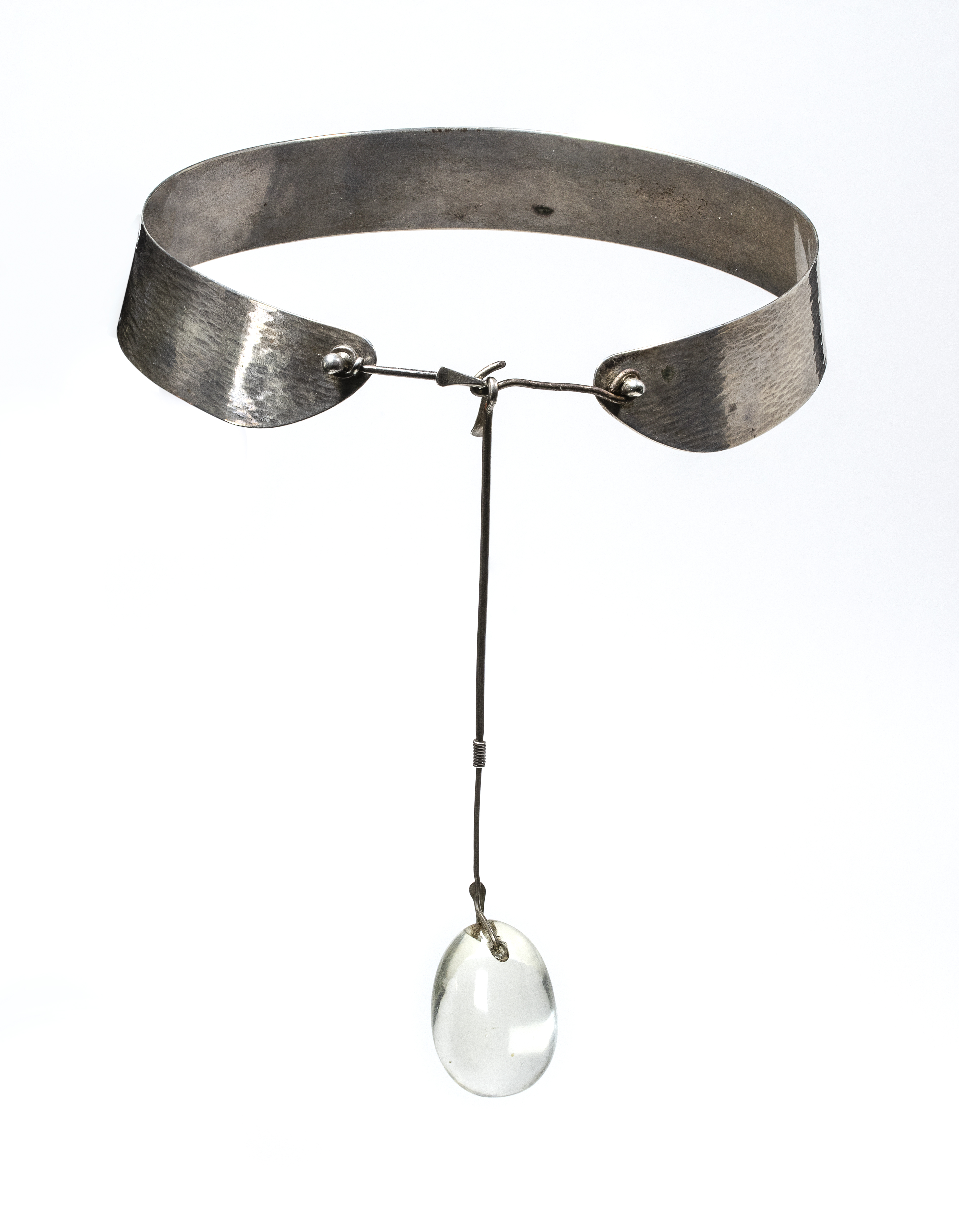 modern, VIVIANNA TORUN BÜLOW-HÜBE. A 'Drop' Silver Necklace. (20th century)