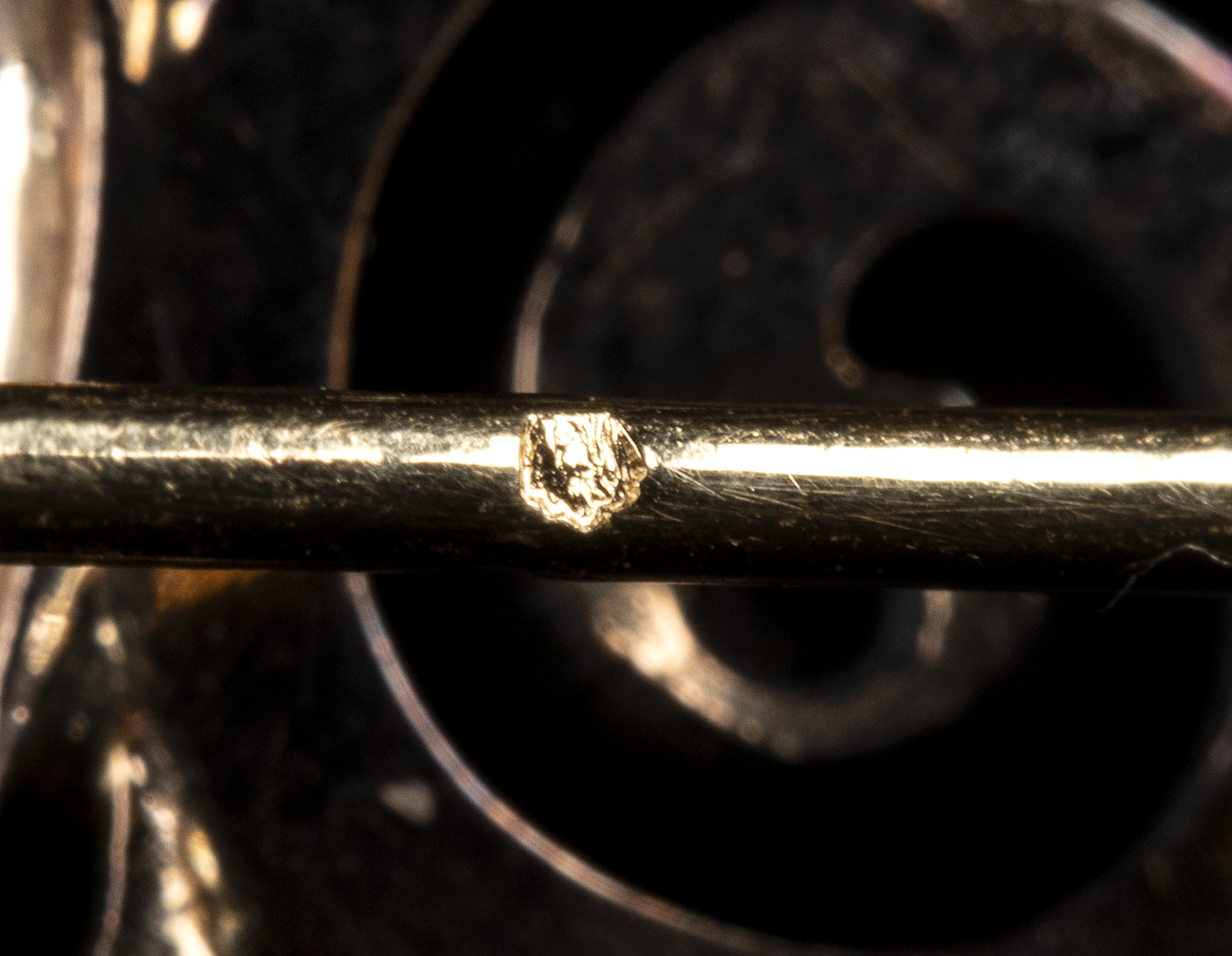 A Belle Époque Diamond & Pearl Scroll Brooch | French c.1900