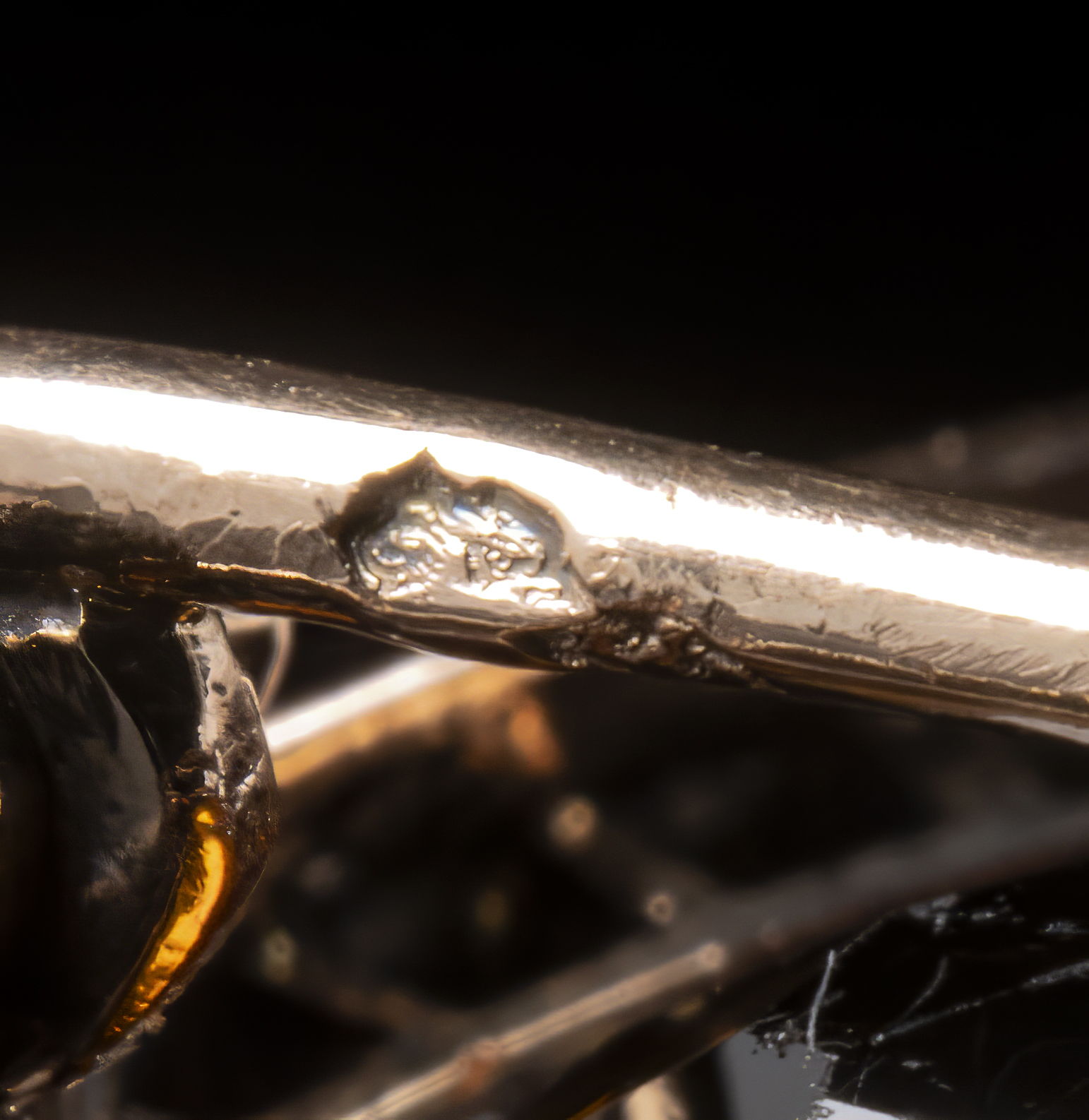 A French 18K Gold & Silver Heart Brooch | Citrine & Rose-Cut Diamonds