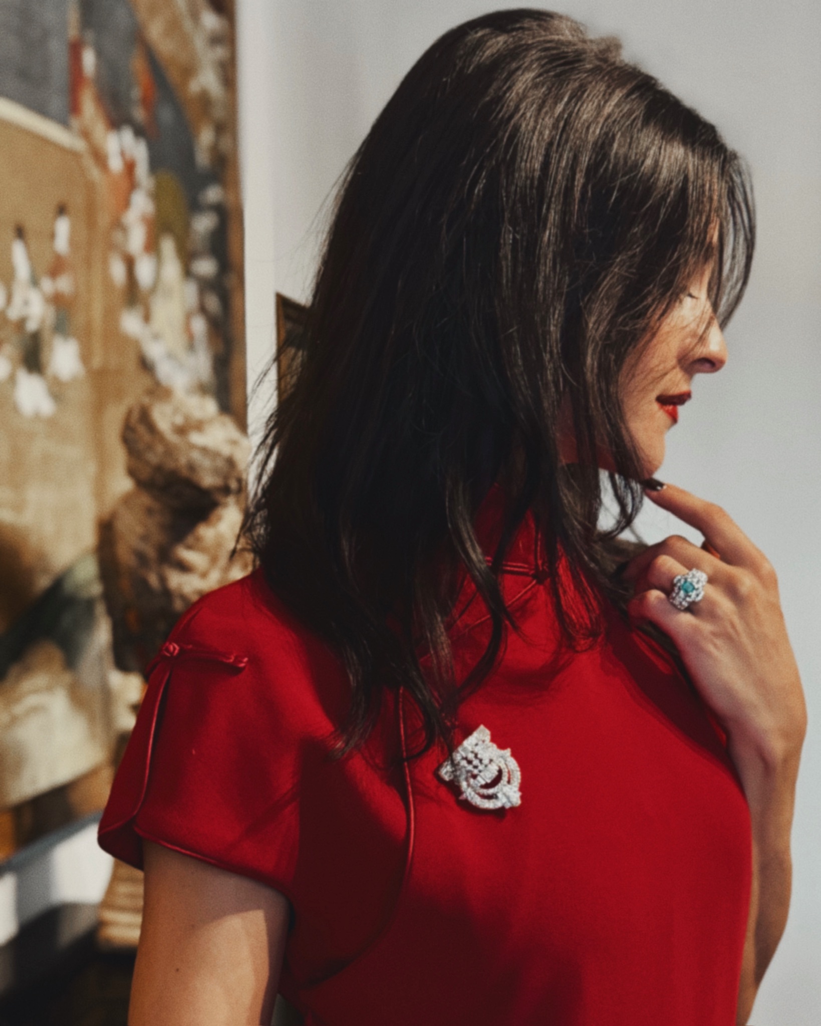 A 1950/60 French Diamond Brooch