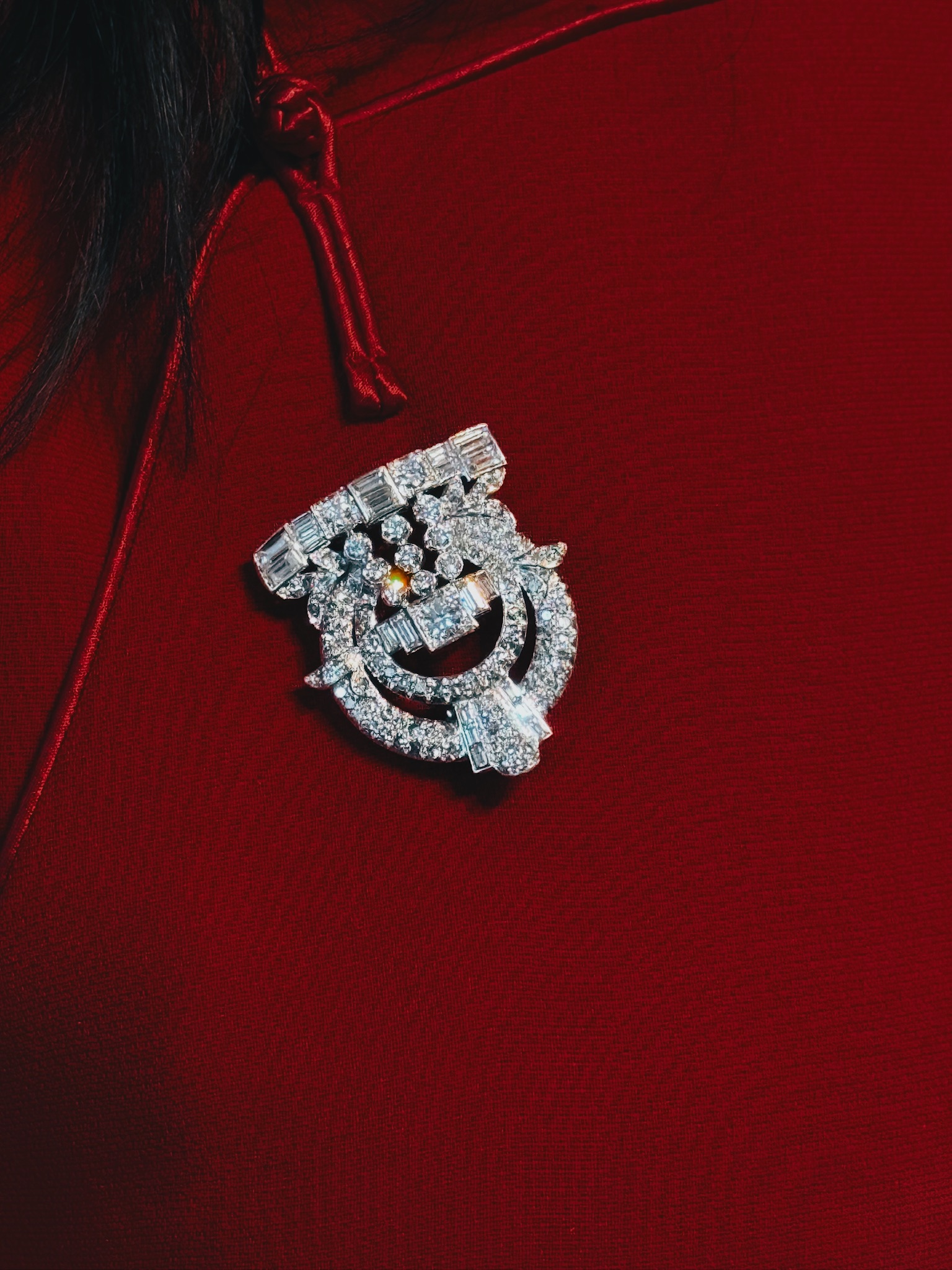 A 1950/60 French Diamond Brooch
