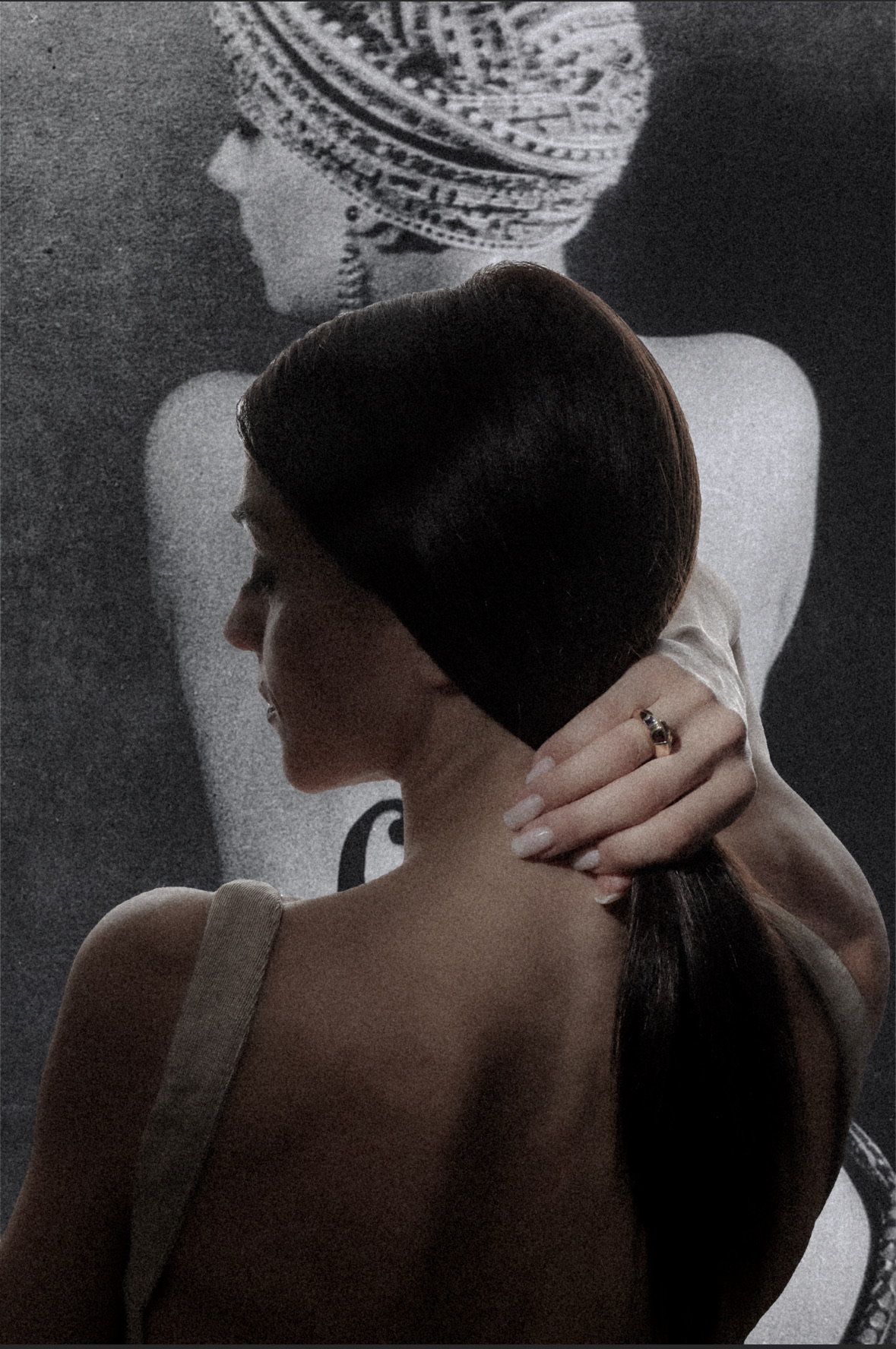 A 18k yellow gold bombé ring