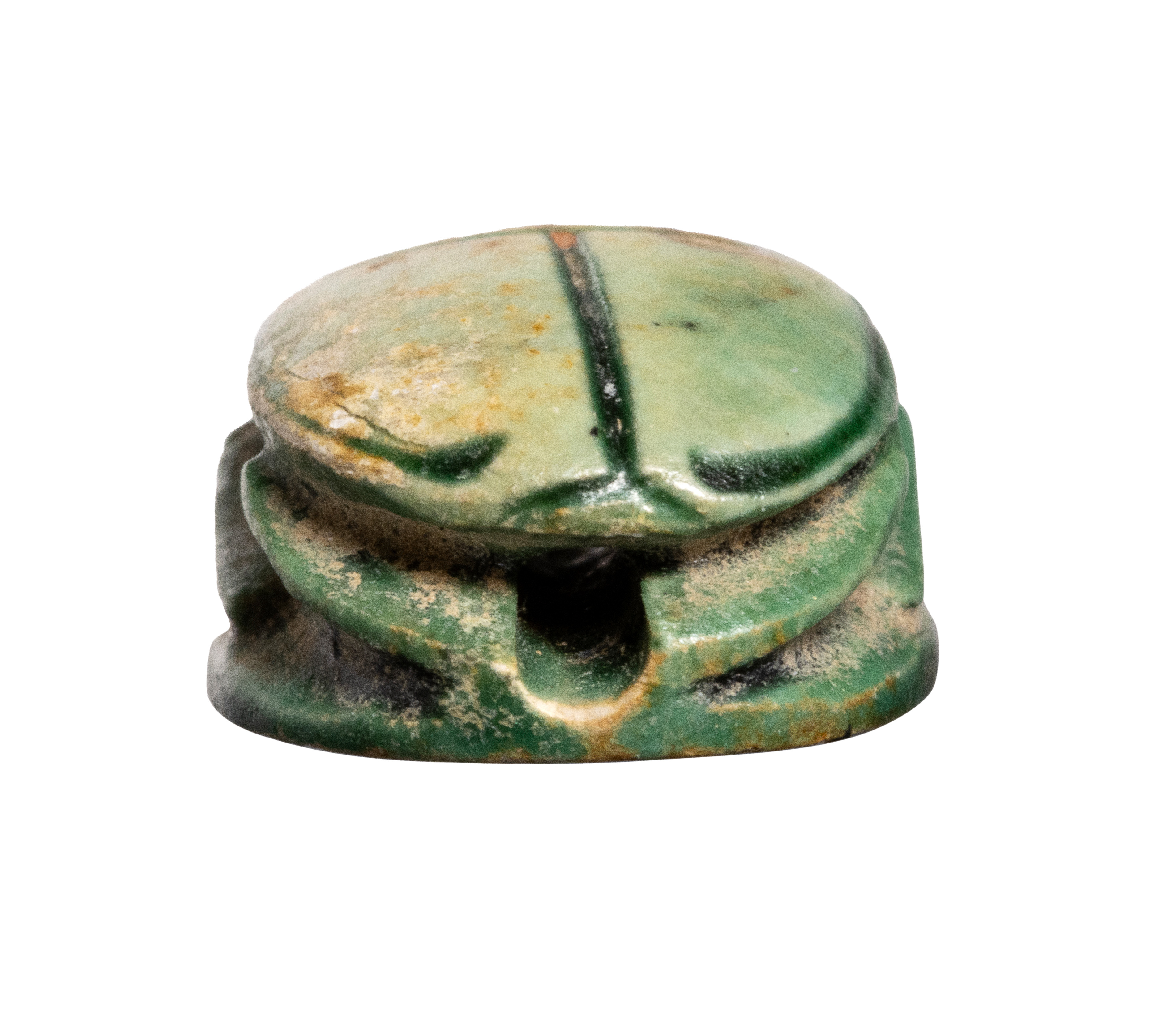 New-Kingdom, A New-Kingdom Scarab with the name of Amon-Ra (ca. 1550-1525 BCE)