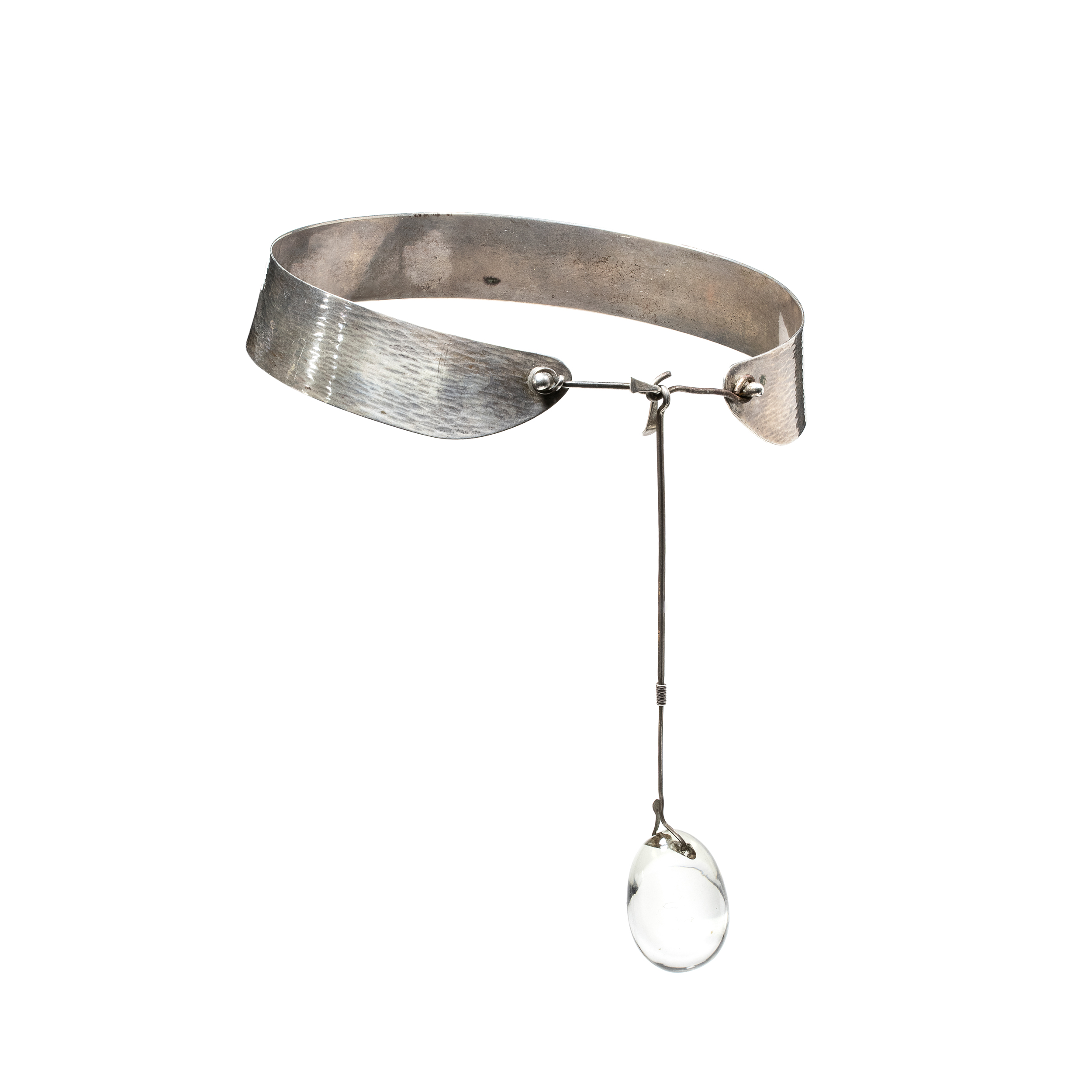 modern, VIVIANNA TORUN BÜLOW-HÜBE. A 'Drop' Silver Necklace. (20th century)